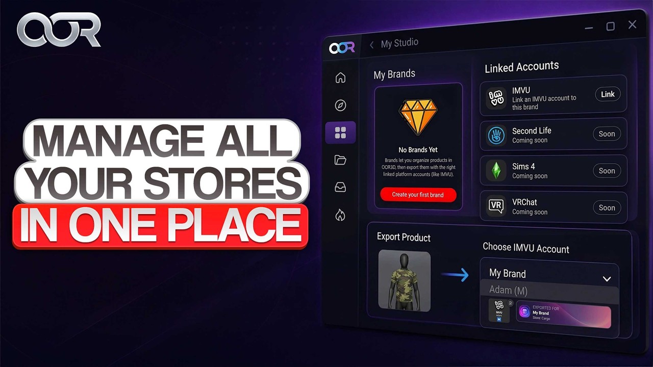 Manage Multiple IMVU Stores with Brands