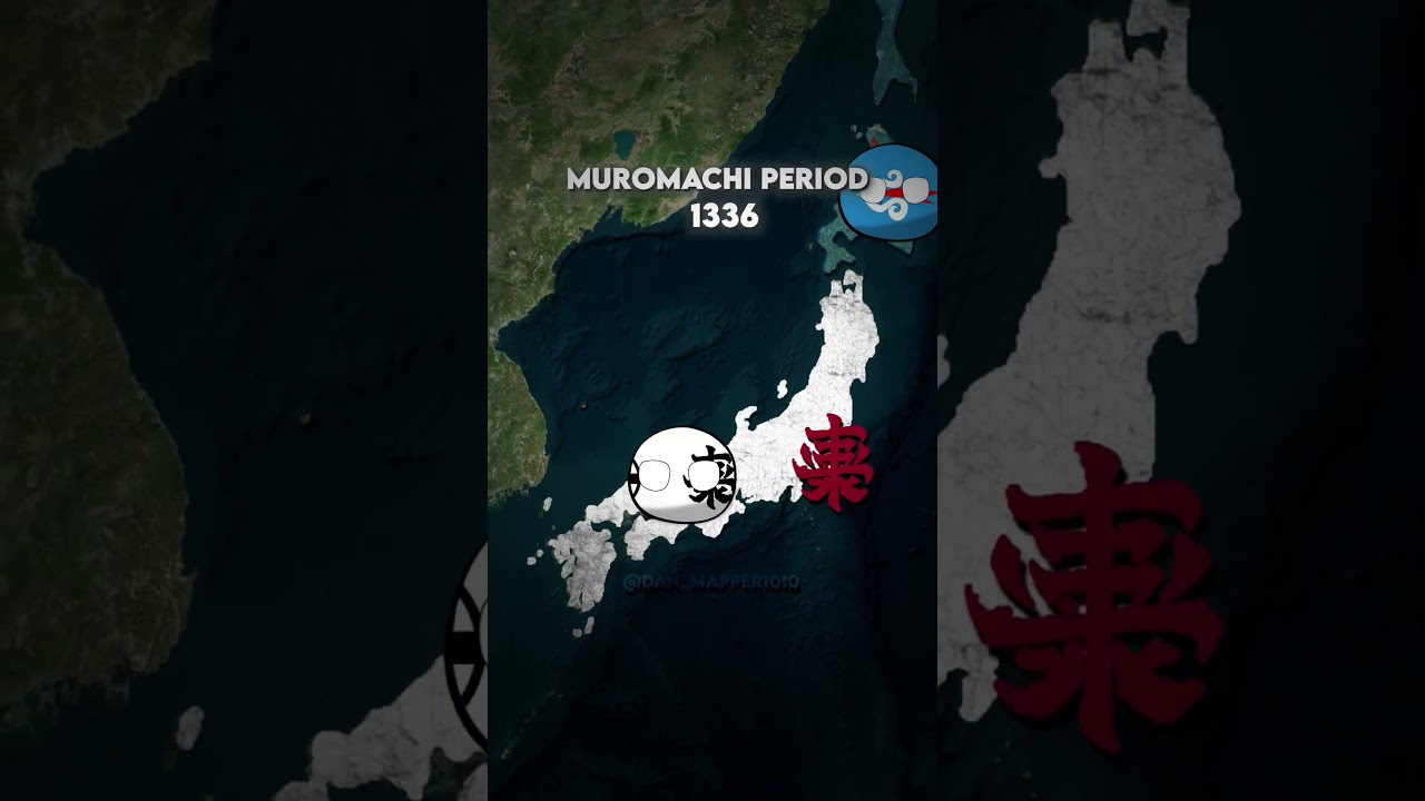evolution of Japan #shorts #history #geography