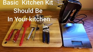 Basics kitchen utensils and equipment should be in your kitchen for a perfect cooking