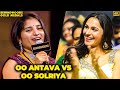 1st Time Oo Solriya பாடிய Oo Antava Singer😱மிரண்டு போன Andrea🔥 Indravati கூட 