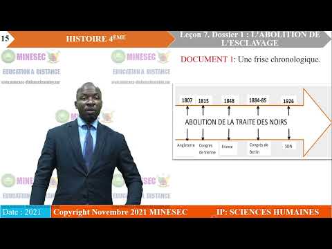 IP-SH Histoire 4e Leçon 7 Dossier 1 L'abilition de la Traite Négrière
