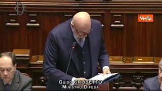 Crosetto in Aula: «Ad oggi nessuna richiesta di utilizzo basi Usa. Se dovesse emergere, torneremo...