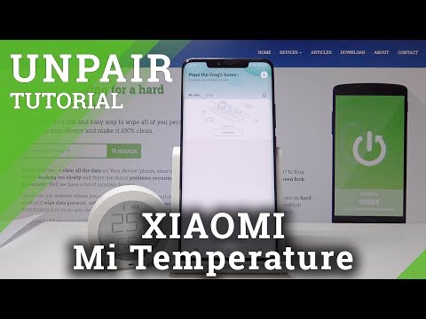 How to Unpair XIAOMI Mi Temperature & Humidity Monitor