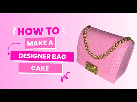 Designer Purse Cake // Cake Queen Tanya