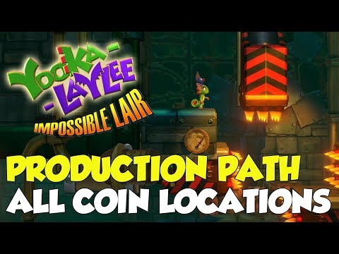 Yooka-Laylee And the Impossible Lair Production Path All Coin Locations