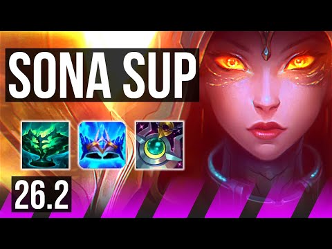 SONA & Seraphine vs BLITZCRANK & Sivir (SUP) | EUW Grandmaster | 26.2