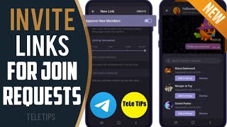 How To Create Invite Links For Join Requests In Telegram | Latest Full Tutorial