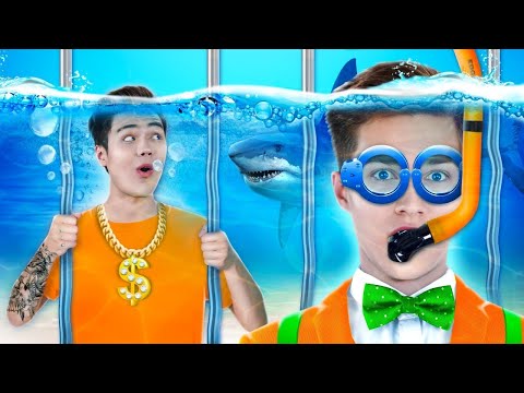 Atleta vs Nerd Na Prisão | Situações Engraçadas Com Prisioneiros Rico vs Pobre por RATATA COOL