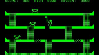 Sharp MZ-80C Game: Space Panic (1982)