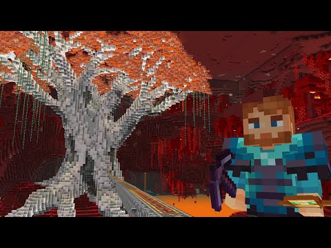 Destroying the Nether out of spite in my Minecraft World