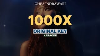 Download lagu [KARAOKE] Ghea Indrawari - 1000X (ORIGINAL KEY) mp3