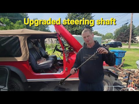 81 Jeep CJ7 Steering shaft fix