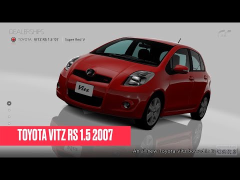 Toyota Vitz RS 1.5 2007 - Gran Turismo 5 (PS3) Voice Over Description