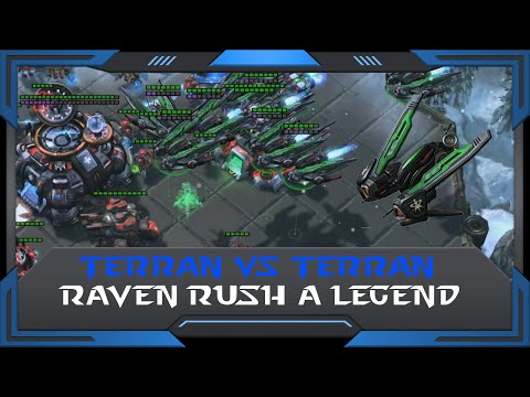 StarCraft 2 (RuFF Highlight): Raven Rush A Legend