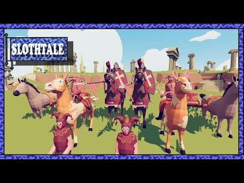 Charging with These Units are Really IMPRESSIVE - TABS ( 2x LASSO, 2x CAVALRY, 2x CHARIOT,2x JESTER)