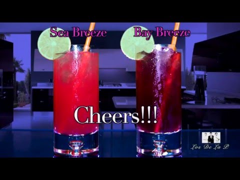 How to make a Sea Breeze and a Bay Breeze. Como Hacer un Sea Breeze y un Bay Breeze