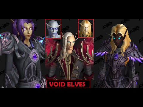 NEW Void Elf Customizations with armor (Shadowlands 9.1.5)
