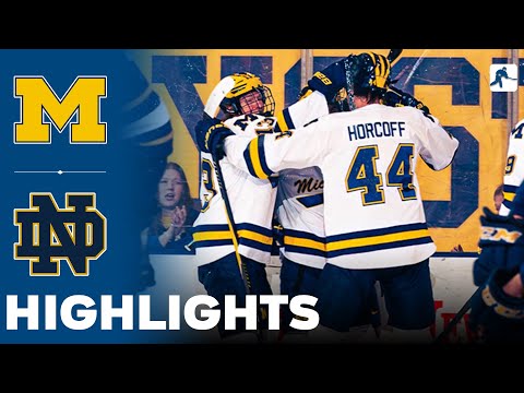 Michigan vs Notre Dame | NCAA College Hockey | Highlights - January 09, 2026