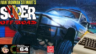 IVAN 'IRONMAN' STEWART'S SUPER OFF ROAD – Commodore 64 (1990) | Classic Top-Down Racing Action