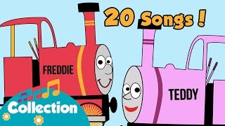 Down At The Station and more | Nursery Rhymes for Toddlers & Train Song