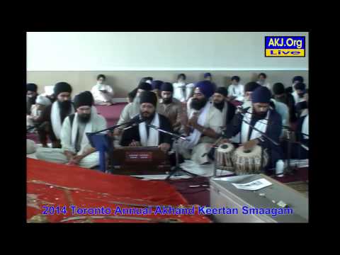 012 Toronto July 2014 Smaagam - Monday Morning Keertan - Bh. Sukhpal Singh Jee