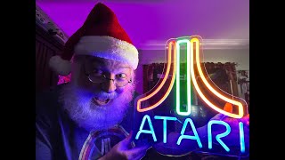Atari LED Neon Style Light Reveal - 8bit Man Cave - Vintage Video Gaming & Computers - 16bit 32bit