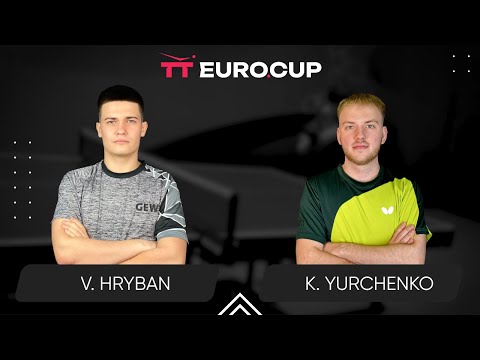 19:15 Vadym Hryban - Kiril Yurchenko 15.10.2024 TT Euro.Cup Ukraine Elite. TABLE 3