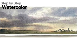 Painting Peace: A Serene Watercolor Sky Tutorial