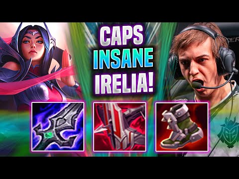 CAPS IS INSANE WITH IRELIA! - G2 Caps Plays Irelia Top vs Kayle! | Preseason 2022