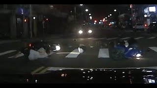 【車禍影片】猴子闖紅燈下車還不幫忙（2023.09.24 新北市蘆洲區三民路與保和街口