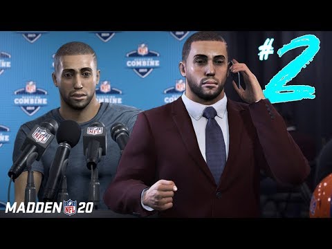 MADDEN 20 Face of the Franchise | NFL Combine + NFL DRAFT & Pre-Season! EP2