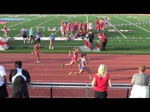 OpenG 100m vs Servite & Rosary 3-9-16 - Los Alamitos Girls