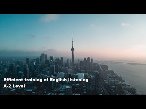 Efficient training of English listening – A-2 Level