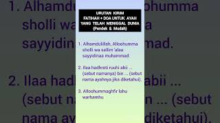 Download lagu Urutan Kirim Fatihah   Doa Untuk Ayah Yang Telah Meninggal Dunia - Ust. Mahmud Asy-Syafrowi #doaibu mp3