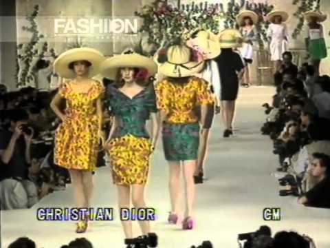 "Christian Dior" Spring Summer 1988 Paris pret a porter women by Canale Moda