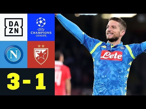 Dries Mertens lässt Carlo Ancelotti jubeln: Napoli - Roter Stern 3:1 | Champions League | Highlights