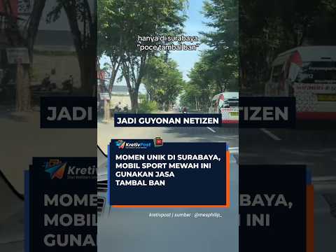 Diduga Porsche Tambal Ban, Netizen Auto Salfok #shorts