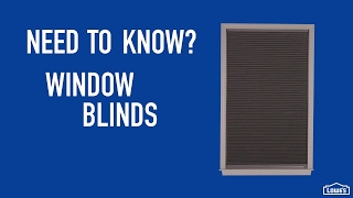 Need to Know - Window Blinds