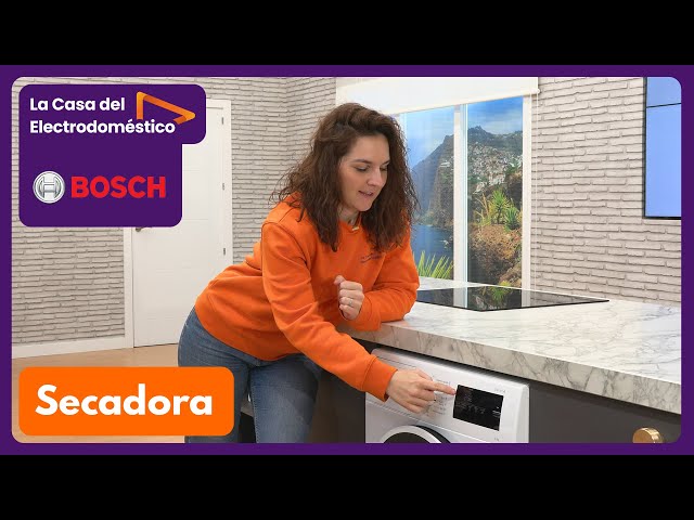 Vídeo relacionado con Bosch - Secadora con bomba de calor, 8 kg, AutoDry, Antivibraciones, Blanco, WTR83200ES