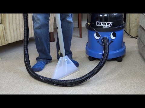 Numatic Henry Wash Unboxing Assembly & Demonstration