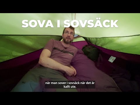 Att hålla värmen i en sovsäck