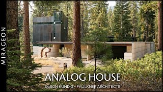 Video thumbnail for Concrete House with Steel Tower Like a "Treehouse" | Analog House by Mirageon