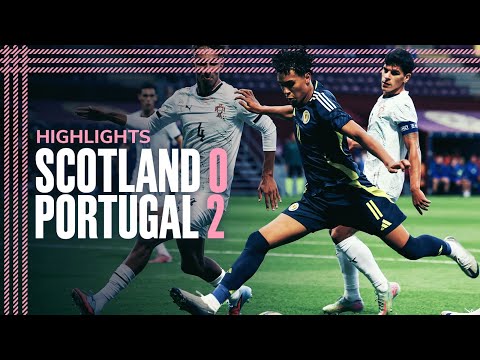 Battling Performance versus Ten-man Portugal | Scotland U21s v Portugal | EURO Qualifying Highlights