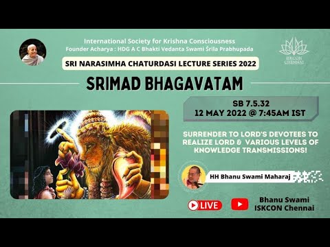 SB_7.5.32-Surrender to Lord's devotees to realize Lord &  various levels of knowledge transmissions!