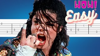 Michael Jackson - Earth Song {Easy Guitar Tutorial with Tabs}