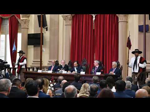 El gobernador Gustavo Sáenz brindó el informe de gestión en la 128 Asamblea Legislativa