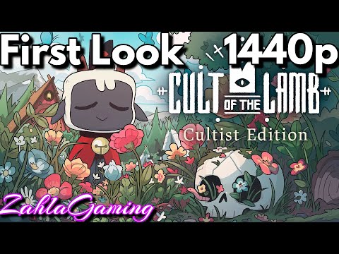 Zahla Plays Cult of the Lamb Cultist Edition | First Look 1440p Ultra