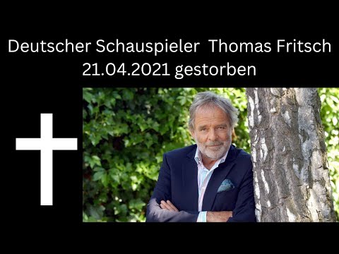 Deutscher Schauspieler Thomas Fritsch gestorben. Der Schauspieler war ein Synchronsprecher.