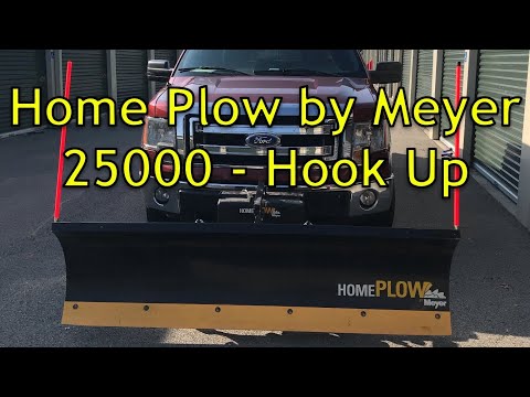 Hooking up Meyer Home Plow 25000