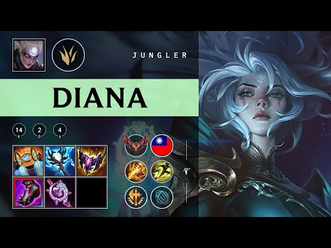 Diana Jungle vs Kha'Zix - TW Grandmaster Patch 25.24